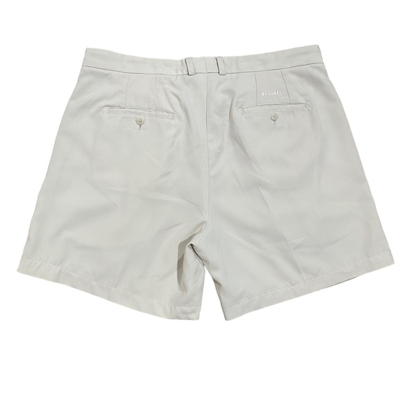 Bolle Golf Shorts Mens Size 38 Beige 9" Inseam Chino Pro Shop Golf Short - Picture 2 of 9